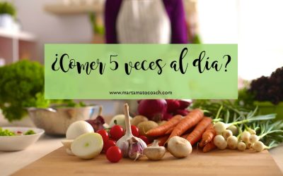 ¿Comer 5 veces al día?